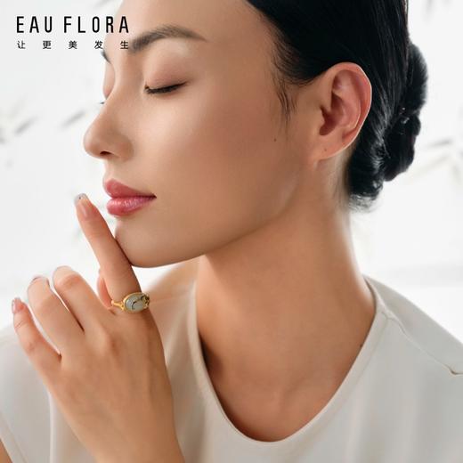 『锦上添花』和田玉景泰蓝戒指 商品图1