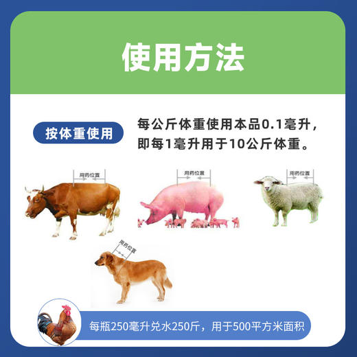 兽药阿维菌素透皮溶液敌百虫猪牛羊马犬猫内外驱虫药疥螨蜱虫线虫 商品图3