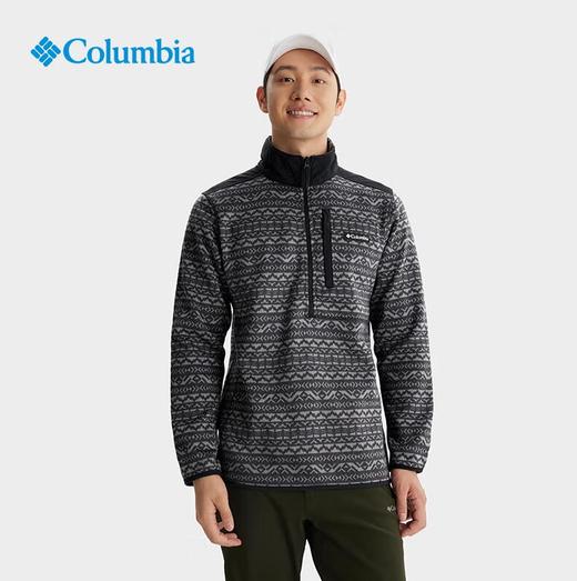 哥伦比亚男式针织印花半开衫AE5809 商品图2