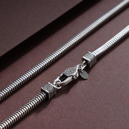 子佩集S925银【粼波】项链【YFXL039】纯银仿古2409 商品图4