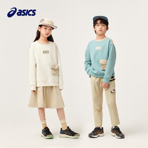 【商城同款】ASICS/亚瑟士童装秋季长袖拼接卫衣童趣印花2024新品 商品图4