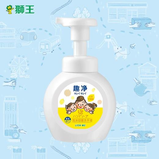 狮王趣净泡沫抑菌洗手液250ml（天然柠檬香） 商品图0