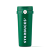 星巴克单手操作不锈钢保温杯绿色473ml 商品缩略图0