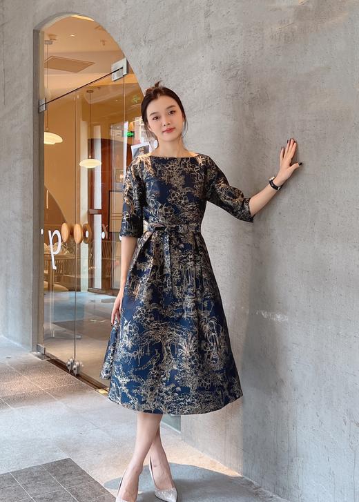 赤金色连衣裙HJ3S88 商品图4