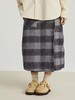 OADB/A32470A002/双面格子牛仔半身裙 商品缩略图1