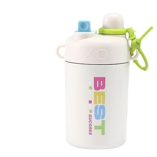 【经典系列！双饮果汁杯】小身材大容量，480ml水能量够喝一整天，316L不锈钢内胆，安全畅饮，儿童便携学生水杯，高颜值316不锈钢杯子L 商品图4