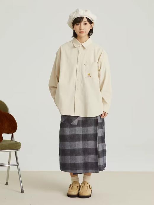 OADB/A32470A002/双面格子牛仔半身裙 商品图2