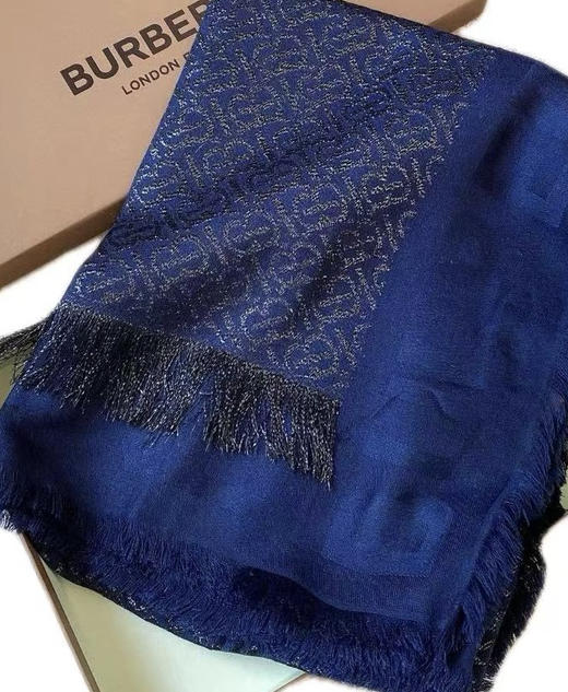 Bur真丝羊毛大围巾🧣披肩！140*140 自己备注颜色 商品图1