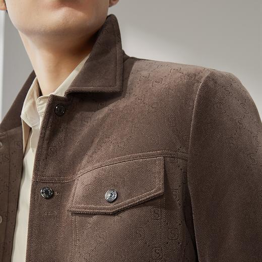 【拒水鸭绒】柒牌工装羽绒服男2024冬季新款时尚百搭翻领保暖外套	127E71200 商品图2