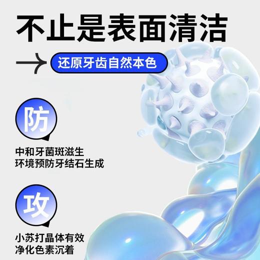 「9.9包邮！买2送1」DR.BY小苏打双色牙膏100g 清洁口腔护理 商品图2