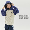 cicochild2024秋冬新款女童拼色磨毛连帽卫衣男童休闲德绒上衣 商品缩略图2