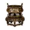 吉祥古法香炉 点金带座冲天耳三足乳炉 商品缩略图0