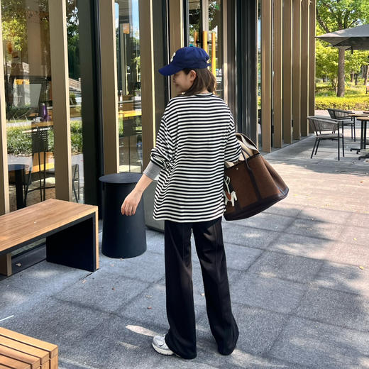 2409214   lulu坑条纹休闲长裤 商品图7