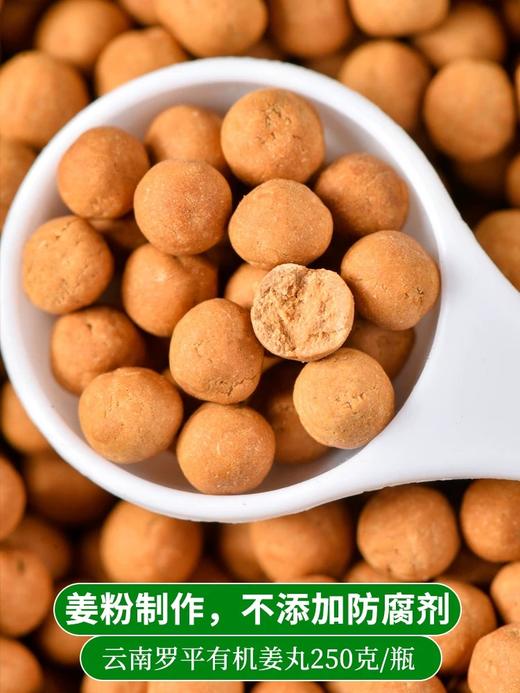 姜来无忧姜丸 两罐装 正宗云南有机小黄姜丸纯姜丸原始点姜丸姜粉生姜丸子 商品图3