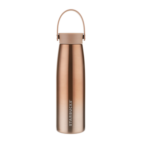 星巴克幸运金款不锈钢提手杯503ml