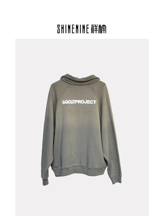 W346363220做旧休闲套头卫衣 商品图1