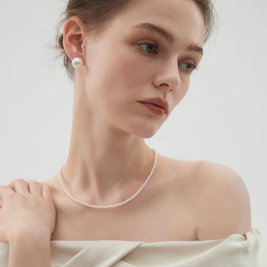 【送同款8mm珍珠耳钉】MointPhoice经典法式珍珠项链 （4-910） 商品图4