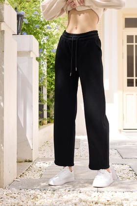 2024秋冬新款加绒直筒休闲裤——然星