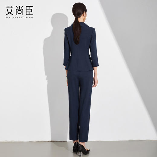 艾尚臣西装套装女2024年秋季新款修身工作女装教师白领职业两件套 商品图8