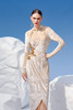 4202096 浑金白玉 高弹钻石绒连衣裙 雾境 商品缩略图1