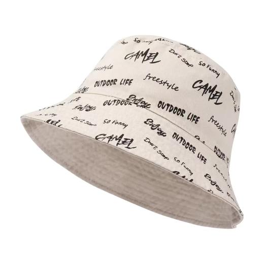 骆驼日系双面渔夫帽遮阳显脸小百搭盆帽休闲帽子 商品图1
