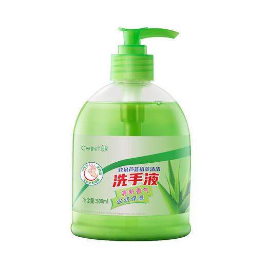 「9.9元包邮！买2送1」致朵芦荟清洁洗手液 按压式去污手健康洗手液 商品图4