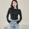 【玫瑰精华养肤衣】2024款莫代尔打底衫女内搭秋冬圆领修身长袖女士保暖上衣高弹显瘦 商品缩略图2
