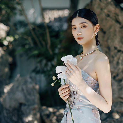 ［结·锁系列］18K金钻石绿松石戒指#如意RUYI 商品图5