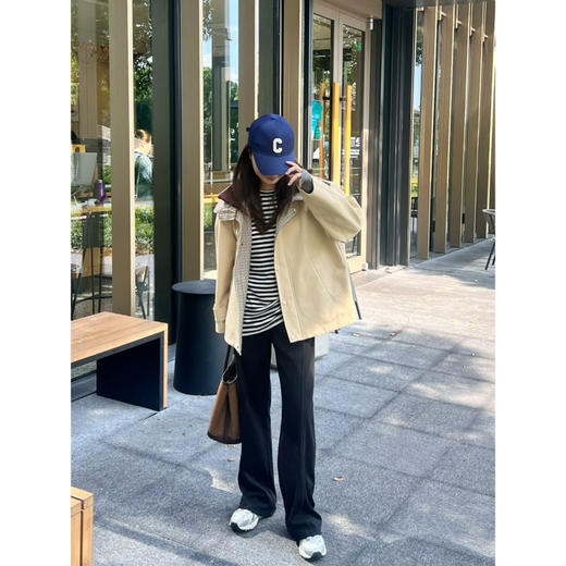 2409214   lulu坑条纹休闲长裤 商品图4