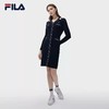 3件4折【自营】FILA/斐乐  斐乐女子编织连衣裙2023春V领时尚优雅休闲通勤长裙 F11W311308FNV 商品缩略图3