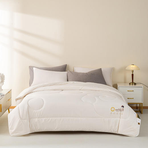 自然醒A类澳洲进口羊毛被高端母婴级100纯羊毛保暖冬被被芯加厚澳毛被子LFS 商品图1