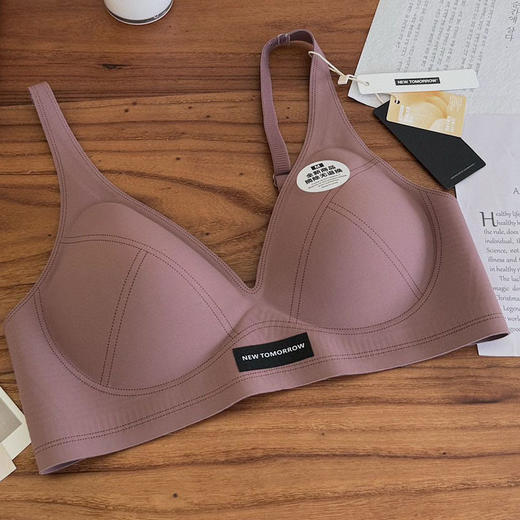 【深V聚拢！提拉内衣】法式液态云感软提拉内衣女薄款聚拢深V软支撑文胸罩，液态科技，云感果冻软托条，支撑聚拢侧收。ry 商品图5