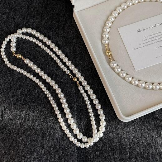 【送同款8mm珍珠耳钉】MointPhoice经典法式珍珠项链 （4-910） 商品图10