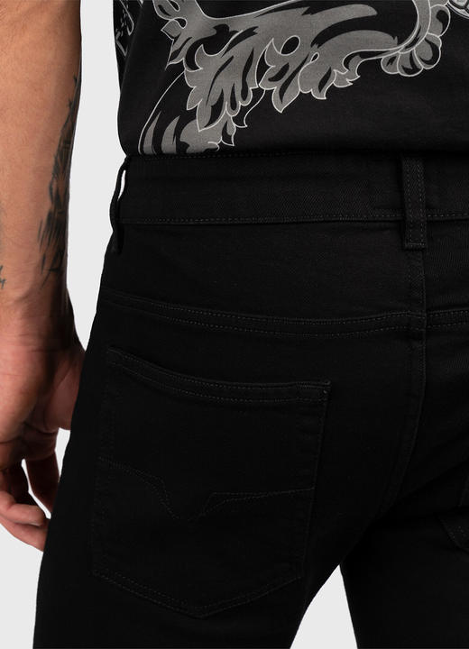 【超惠秒】Versace 范思哲 裤脚太阳花标志印花 男士弹棉休闲牛仔长裤 11773 商品图12