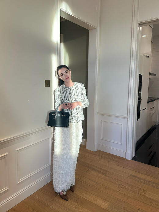 DUO智仙生 黑标 巴洛克奏鸣曲仙女羽毛日奢风鱼尾长裙 商品图1