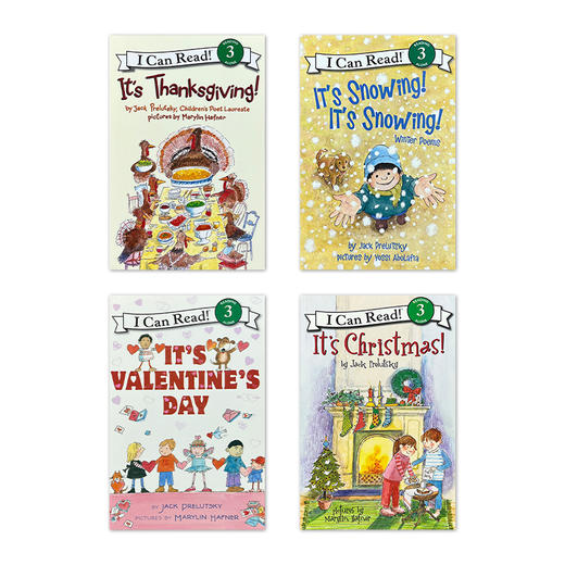 诞节到了 It's Christmas等节日作品4册 英文原版绘本 ICanRead Level 3  蓝思值440L-580L 商品图1