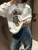 马户情侣款西部马logo刺绣套头圆领卫衣 商品缩略图0