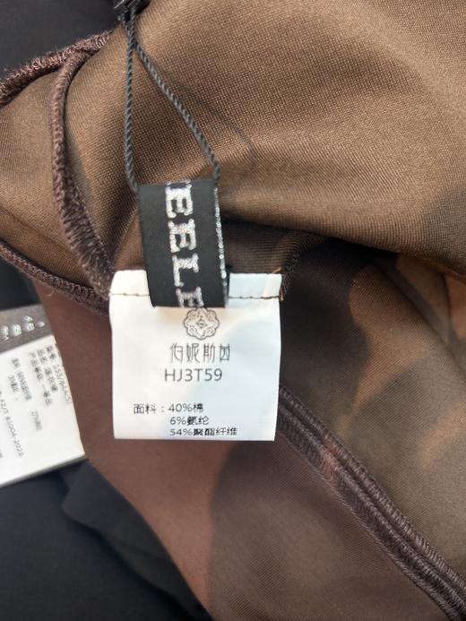 栗壳色、漆黑色T恤HJ3T59 商品图5