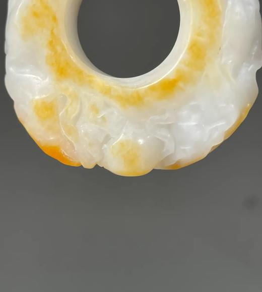 金沁白玉巧雕兽纹珮与勒子吊坠，顺丰包邮 商品图10