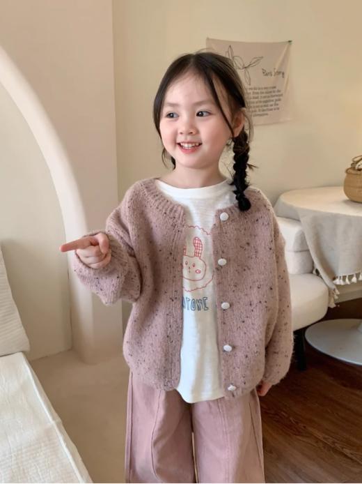 🌸🇰🇷韩代订单跟单款🤗【小懒熊点点毛衣套装】🍂早秋韩味感满满的开衫组合来咯⏩是一眼心动的毛衣开衫没错了 商品图1