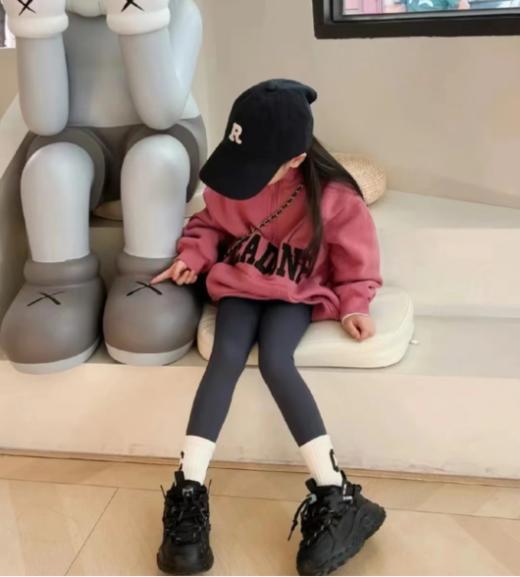 ♥️【中大童飞机款鲨鱼打底裤】🌷110-170码❗️原价188💰29.9开团❗️ ⚠️闺女说没穿过那么舒服的裤子❗️秋天当打底裤搭配卫衣潮哭了 商品图4