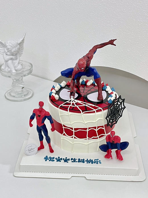 漫威系列蜘蛛侠男孩周岁蛋糕 商品图0