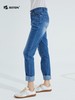 波顿直筒浅蓝色牛仔裤女裤春夏季薄款款修身显瘦裤子LE239121 商品缩略图2