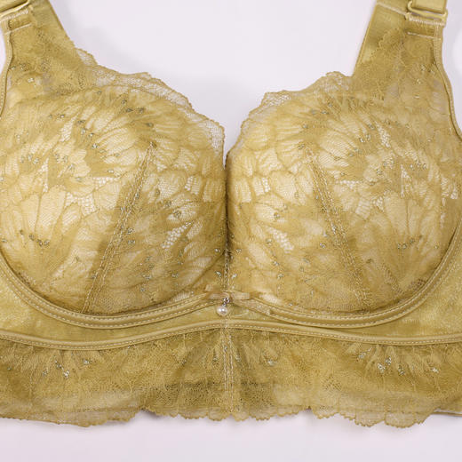 都市丽人调整型内衣舒软挺塑塑身文胸蕾丝中厚塑身内衣3/4杯四排扣LJT1M2 商品图5