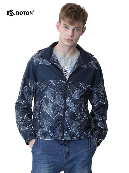 波顿春秋迷彩外套男士轻薄迷彩服潮牌夹克上衣休闲时尚男MJ887120 商品图4