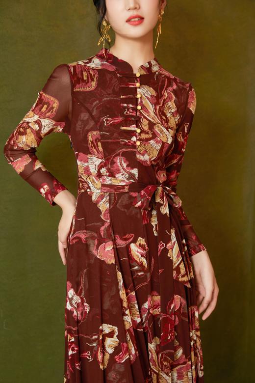 朱樱色连衣裙HJ3S62 商品图5