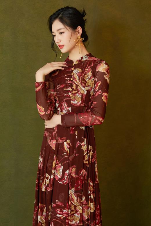 朱樱色连衣裙HJ3S62 商品图2