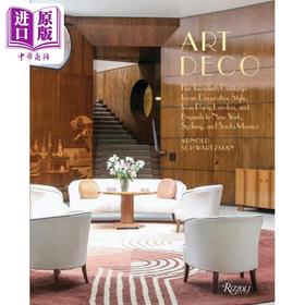 【中商原版】Art Deco 进口艺术 装饰艺术：二十世纪标志性的装饰风格 Rizzoli 家居设计室内装饰