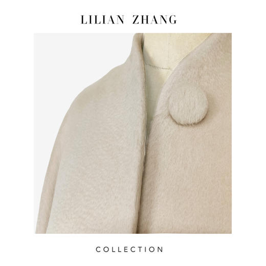 E—定制—“Vintage Fashion”—佳人挚爱—中古A摆浅驼色大衣 2406007 商品图2