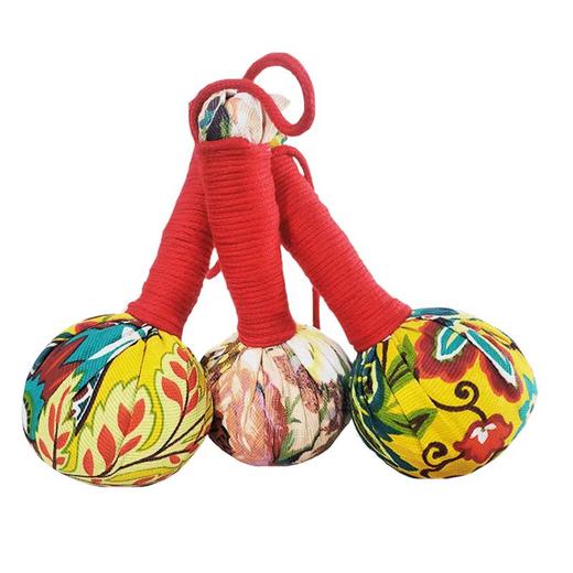 五味子养生锤编织家用纯手工按摩器五味子国风按摩锤复古肩颈敲背颈椎加厚 商品图4